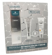 Endocare Renewal Retinol Serum 30ml + renewal comfort Cream 3ml + Hreliocare Age active 15ml