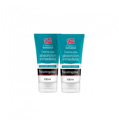 Neutrogena Pies Crema Absorcion Inmediata 100ml + 100ml