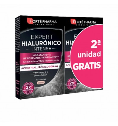Forte Pharma Expert Hialurónico Intense 30 Capsulas + 30 Capsulas Duplo Forte Pharma Expert Hialurónico Intense 30 Capsulas + 30 Capsulas Duplo