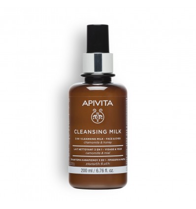 Apivita Leche Limpiadora 3 en 1 Cara Ojos 200 ml Apivita Leche Limpiadora 3 en 1 Cara Ojos 200 ml