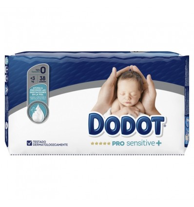 Dodot Prosensitive Talla 0 0-3 kg 38 Unidades