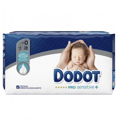 Dodot Prosensitive Talla 0 0-3 kg 38 Unidades