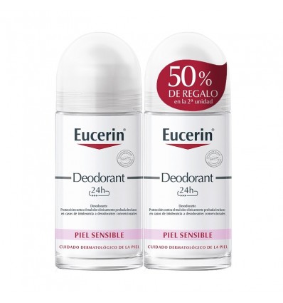 Eucerin Desodorante Roll On Piel Sensible 50ml+50ml Duplo