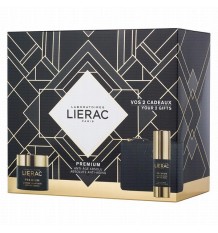 Lierac Premium Crema Voluptueusa 50ml + Contorno de Ojos 15ml + Bolsa de Cuero