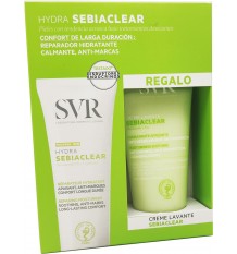 Svr Sebiaclear Hydra creme 50ml + creme de lavagem 55ml pacote promoção