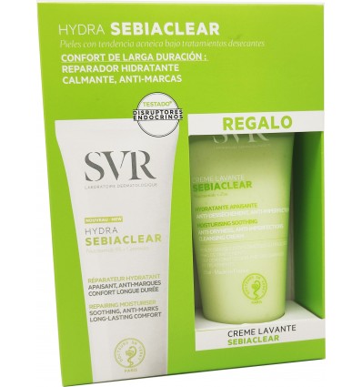 Svr Sebiaclear Hydra Crema 50ml + Crema Lavante 55 ml Pack Promocion