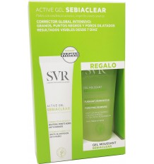 Svr Sebiaclear Active gel 50ml + gel-moussant 55 ml pack promocion