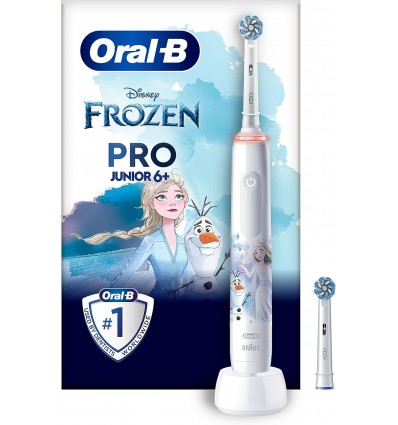 Oral-B Pro Junior Cepillo Frozen+ 2 Cabezal Niños +6 Años