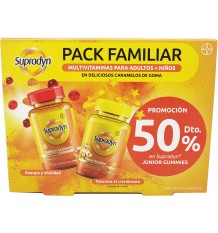 Supradyn Adulto 70 Gummies + Supradyn Junior 30 Gummies Pack Familia