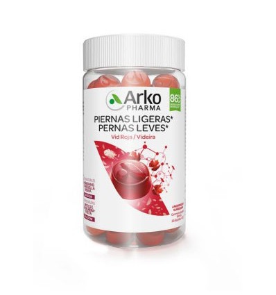 Arkogummies Piernas Ligeras Vid Roja 60 caramelos gominola Arkogummies Piernas Ligeras Vid Roja 60 caramelos gominola
