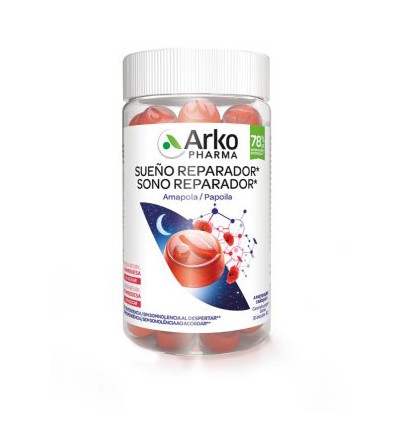 Arkogummies Sueño Reparador Amapola 60 caramelos gominola Arkogummies Sueño Reparador Amapola 60 caramelos gominola