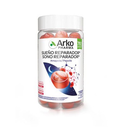 Arkogummies Sueño Reparador Amapola 60 caramelos gominola