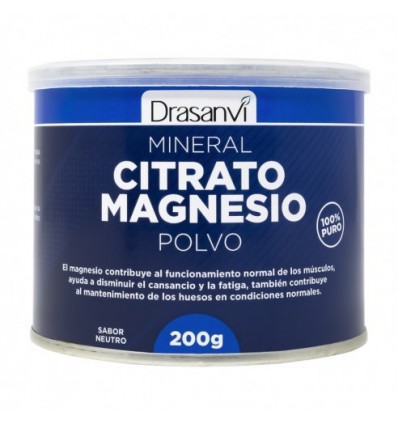 Drasanvi Mineral Citrato Magnesio Polvo Sabor Neutro 200g