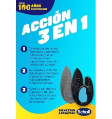 Scholl Plantilla Tobillo M talla Mediana 2 unidades