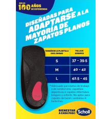 Scholl Plantilla Rodilla G talla Grande 2 unidades