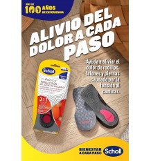 Scholl Plantilla Rodilla G talla Grande 2 unidades