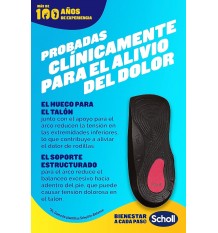 Scholl Plantilla Rodilla G talla Grande 2 unidades