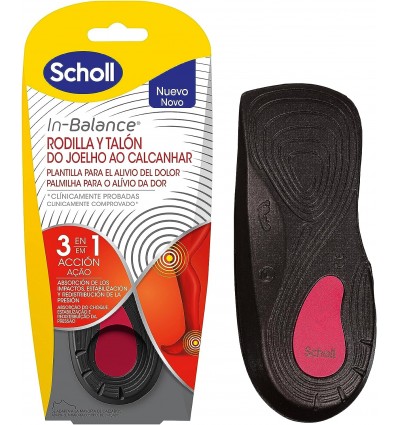 Scholl Plantilla Rodilla G talla Grande 2 unidades