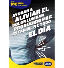 Scholl Plantilla Lumbar P talla Pequeño 2 unidades