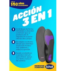 Scholl Plantilla Fascitis Plantar P talla pequeña 2 Plantillas