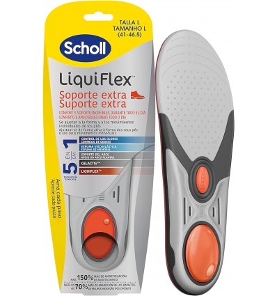 Scholl Liquiflex Soporte Extra L Talla Grande 2 Plantillas Scholl Liquiflex Soporte Extra L Talla Grande 2 Plantillas