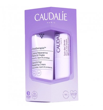 Caudalie Duo de Invierno Crema Manos 30 ml Labial 4.5 g Pack