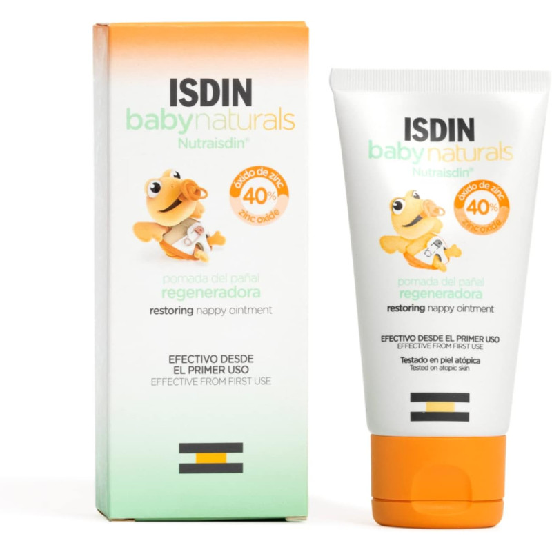 Isdin Baby Naturals Pomada de Pañal Regeneradora Zn40 100ml