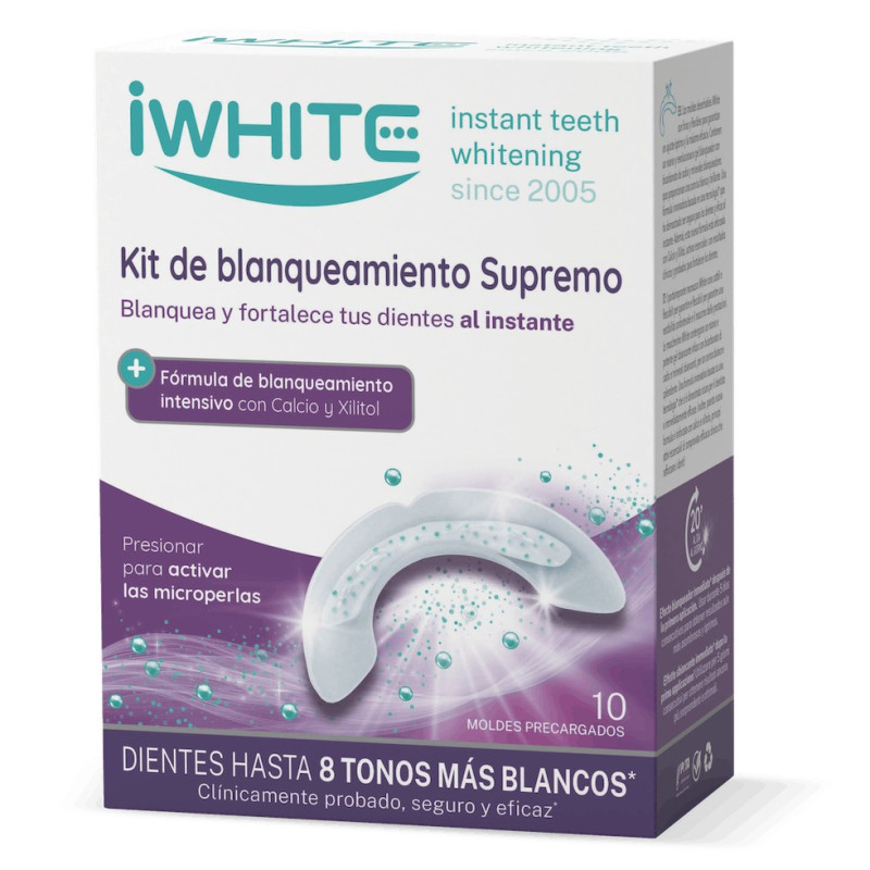 iWhite Kit Blanqueamiento Supremo 10 moldes precargados iWhite Kit Blanqueamiento Supremo 10 moldes precargados