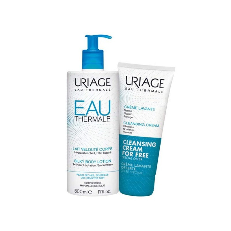 Uriage Pack Eau Thermale Leche Corporal 500ml + Crema Lavante 200ml