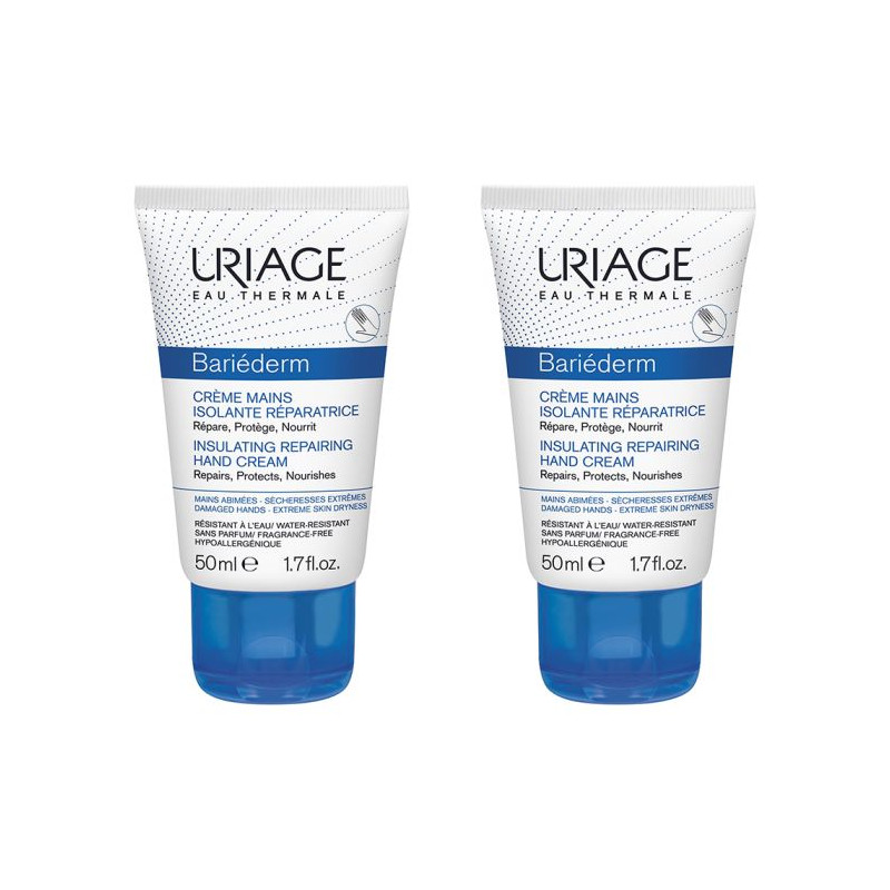 Uriage Bariéderm Cica Crema de Manos Duplo 50ml + 50ml Uriage Bariéderm Cica Crema de Manos Duplo 50ml + 50ml