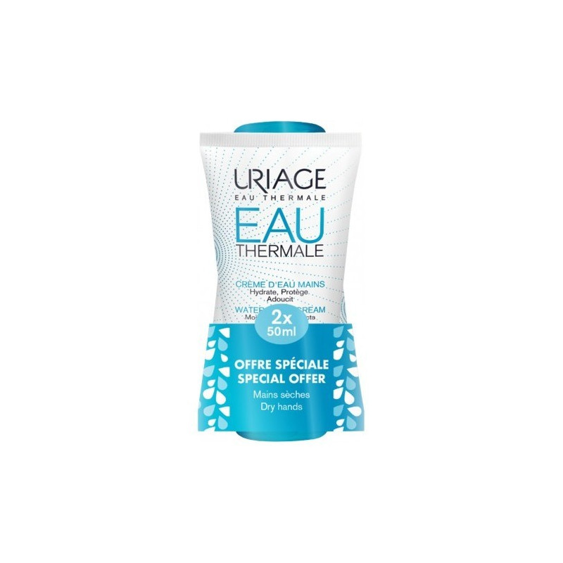 Uriage Eau Thermale Crema de Agua de Manos Duplo 50ml + 50ml