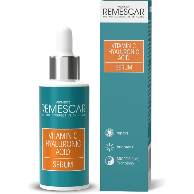 Remescar Serum Facial Vitamina C y Ácido Hialurónico 30ml