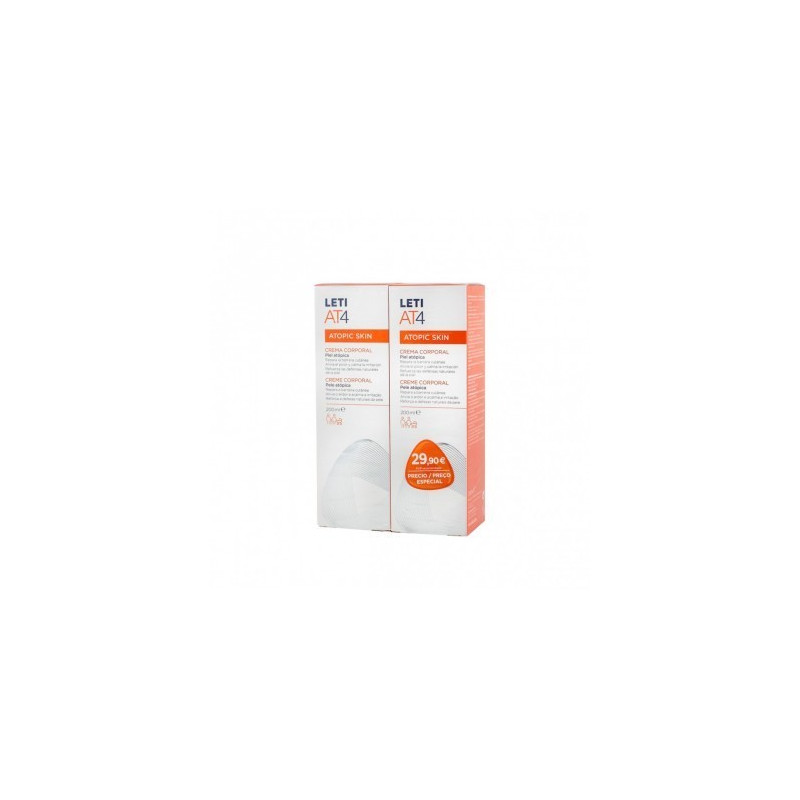 Leti At4 Crema Corporal 200 ml + 200 ml Duplo Pack Leti At4 Crema Corporal 200 ml + 200 ml Duplo Pack