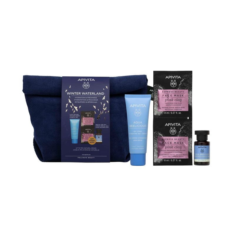 Apivita Aqua Beelicious oilfree 40ml + beelicious tónico 20ml + mascarilla facial con arcilla rosa 2x8ml Apivita Aqua Beelicious oilfree 40ml + beelicious tónico 20ml + mascarilla facial con arcilla rosa 2x8ml