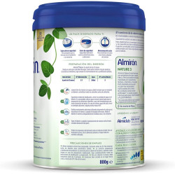 Almiron Nature 3 Leche de Crecimiento en Polvo 800gr