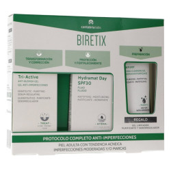 Biretix Triactive Gel 30 ml + Hydramat Day Sp30 50ml + Cleanser 75 ml