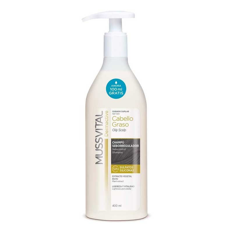 Mussvital Botanics Champú Seborregulador Cabello Graso 400ml