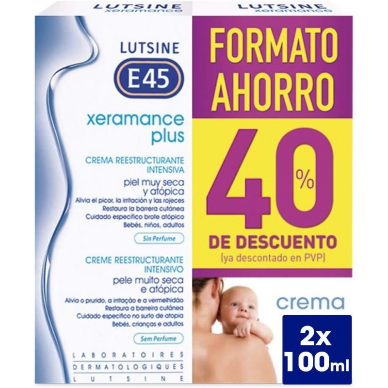 Lutsine Xeramance Plus Crema 100 ml + 100 ml Duplo Promocion