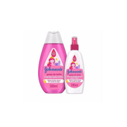 Johnsons Baby Pack Champu Gotas Brillo 500 Ml + Spray Acondicionador 200 Ml