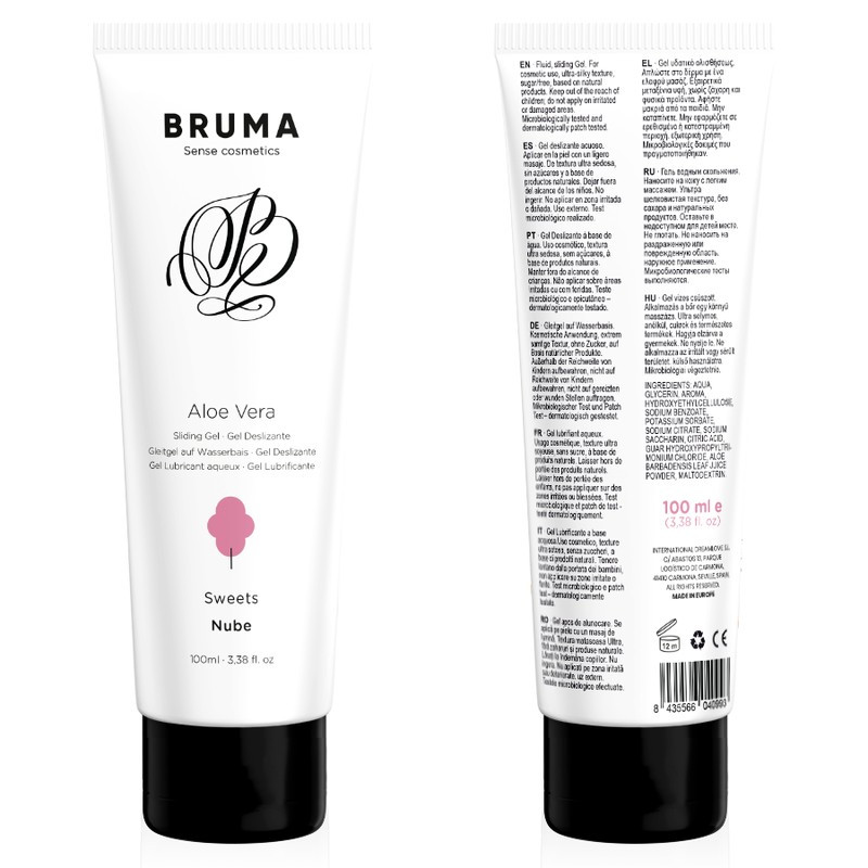 Bruma Gel Deslizante Con Aloe Vera Sabor A Nube 100 ml Bruma Gel Deslizante Con Aloe Vera Sabor A Nube 100 ml