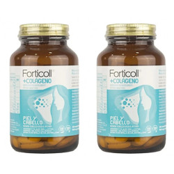 Forticoll Colágeno Bio Activo Piel y Cabello 120 comprimidos + 120 Comprimidos Duplo
