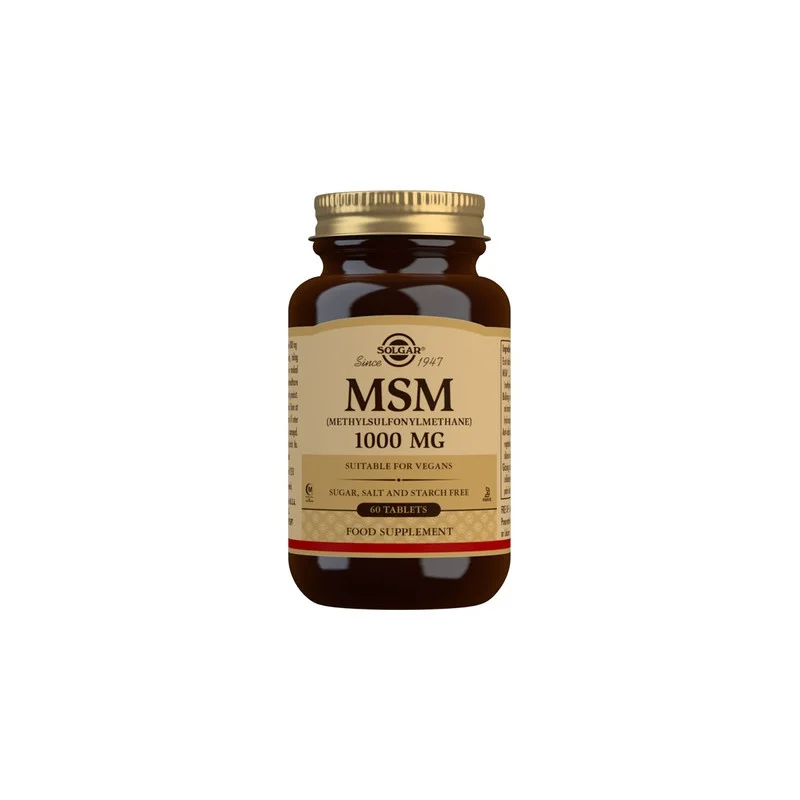 Solgar Msm Metilsulfonilmetano 1000mg 60 Comprimidos Solgar Msm Metilsulfonilmetano 1000mg 60 Comprimidos