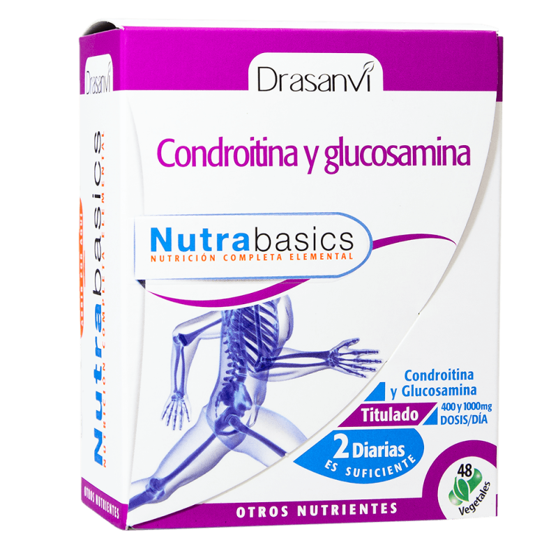 Condroitina Glucosamina 48 Capsulas Nutrabasicos Drasanvi