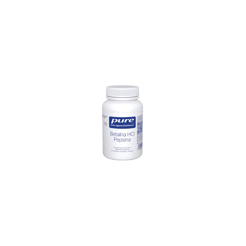 Pure Encapsulations Betaína HCl Pepsina 90 cápsulas