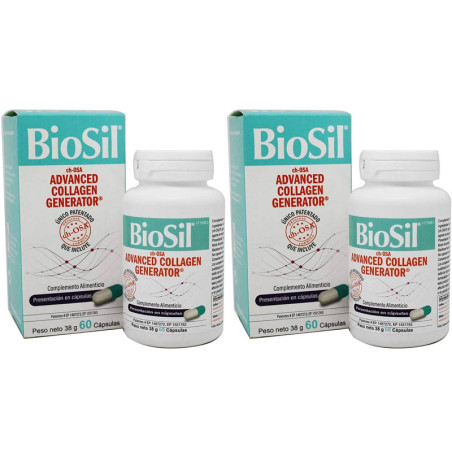 Biosil Duplo 60 Cápsulas + 60 Cápsulas Pack Promoción
