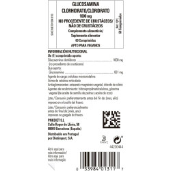 Solgar Glucosamina Clorhidrato 1000 mg 60 Comprimidos