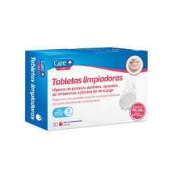 Care+ Tabletas Limpiadoras Dentaduras Postizas 30uds