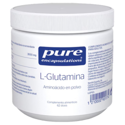 Pure Encapsulations L-Glutamina polvo 62 dosis