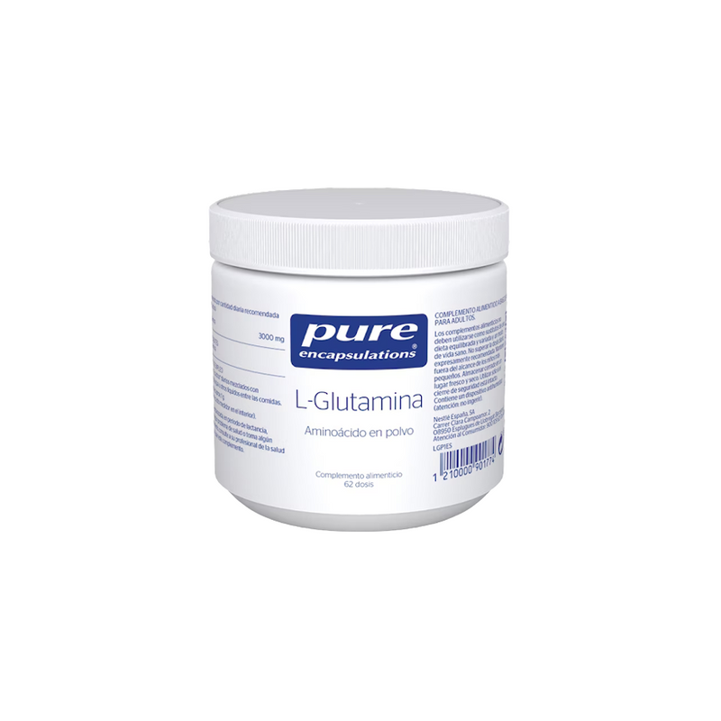 Pure Encapsulations L-Glutamina polvo 62 dosis