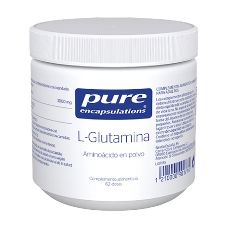 Pure Encapsulations L-Glutamina polvo 62 dosis